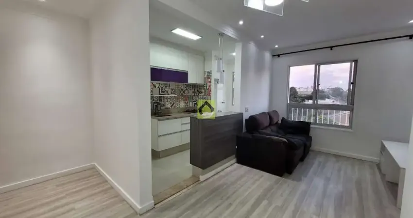 Apartamento para locação em Jundiaí-SP, bairro Cidade Nova, 2 quartos, 1 sala, 1 banheiro, 1 vaga - 45m². Venha conferir!