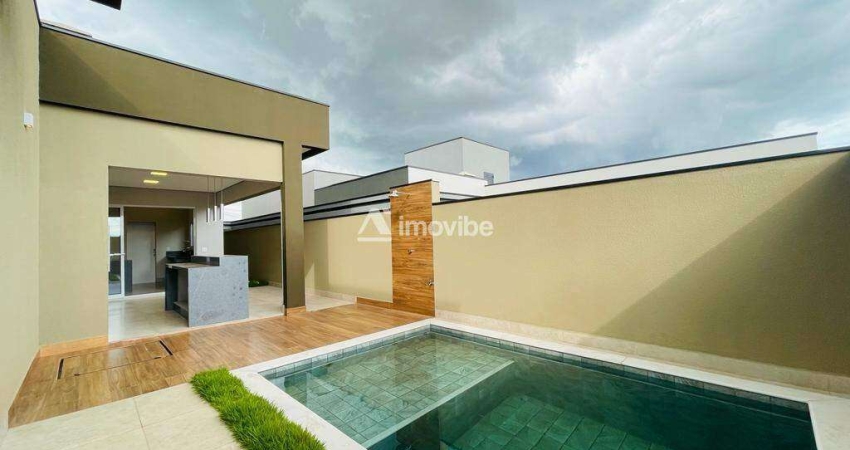 Casa a venda com 302m² de terreno e 185m² de construção com 03 dormitórios sendo uma suíte com closet no condomínio Engenho Velho em Nova Odessa - SP.