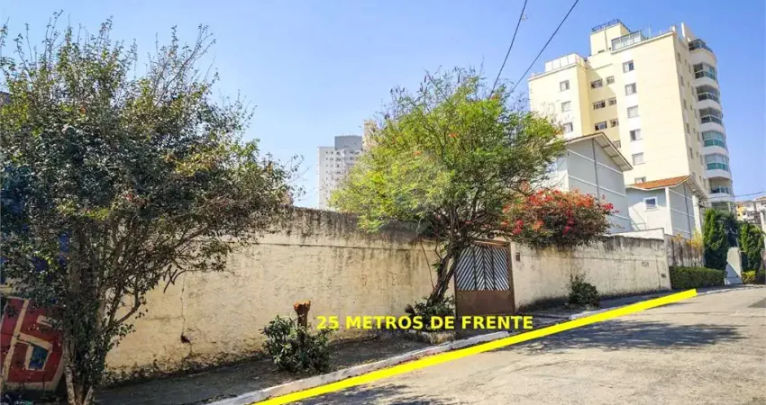 Terreno à Venda, 468,67m², 25m de frente - Mandaqui, São Paulo!!