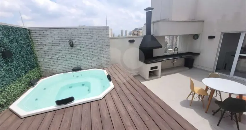 Cobertura Duplex para venda 2 quartos (1 suíte) quintal com jacuzzi churrasqueira. 3 vagas. Santana