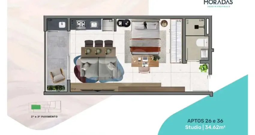 Apartamento com 1 quartos à venda em jardim são paulo(zona norte) - sp