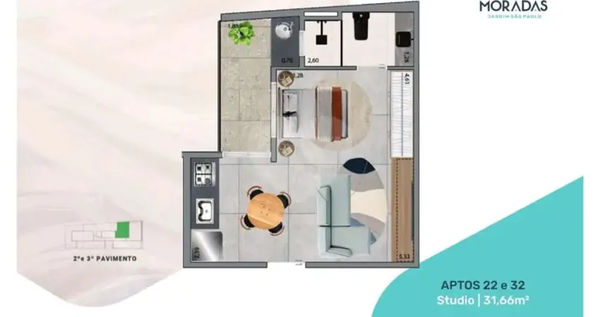 Apartamento com 1 quartos à venda em jardim são paulo(zona norte) - sp