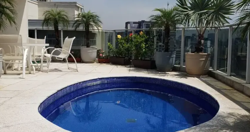Cobertura duplex moema, 430m², 4 dormts., com sauna e academia privativa
