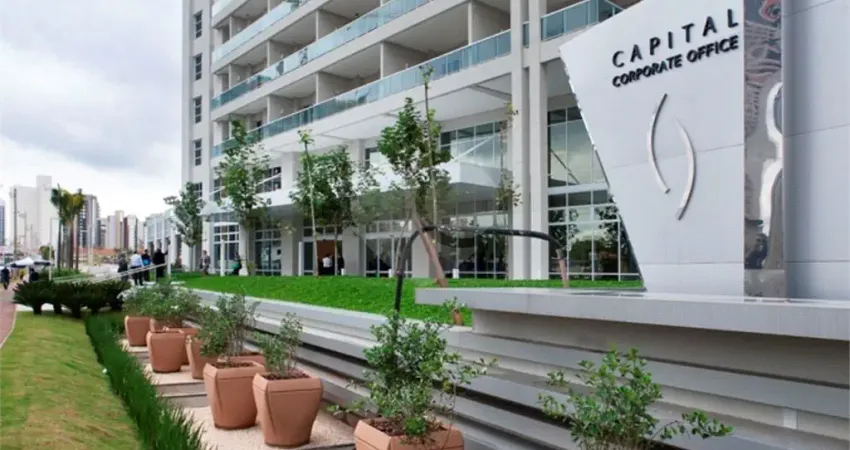 Sala comercial mobiliada para locação no capital corporate – 68 m²