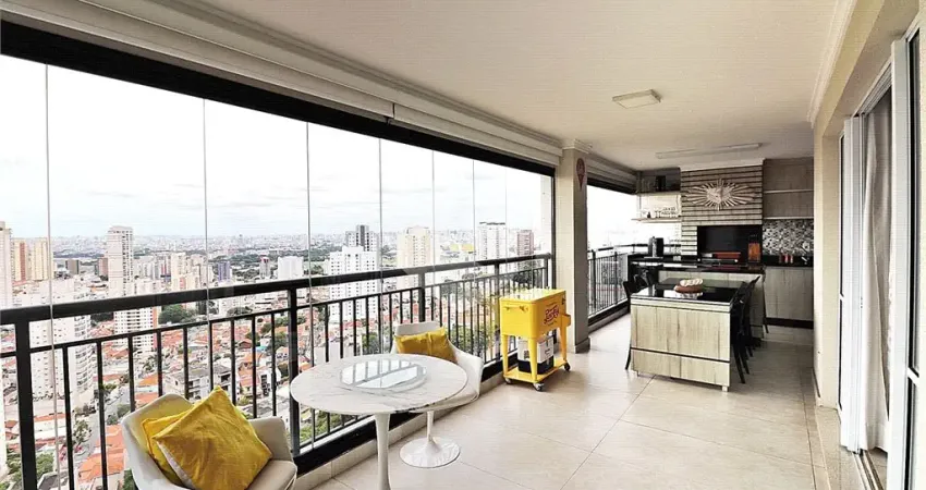 Apartamento a venda com varanda gourmet com espetacular vista livre de São Paulo