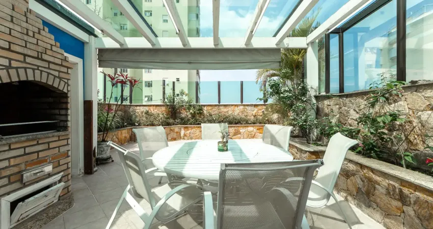 Cobertura duplex mobiliada à venda | 255 m² | 4 suítes | 4 vagas na parada inglesa!