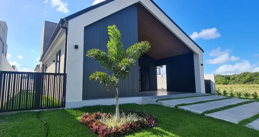 Oportunidade de casa moderna no condomínio alphaville paraiba.