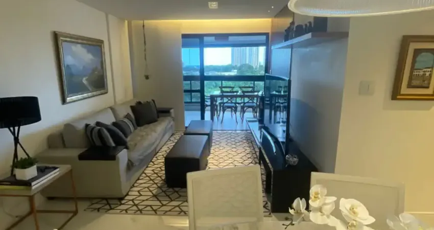 Apartamento de 113 m², com 4/4, sendo 1 suite, varanda gourmet, alphaville 1