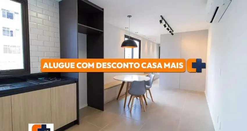 Apartamento para locação em são paulo, santa cecília, 1 dormitório, 2 banheiros, 1 vaga