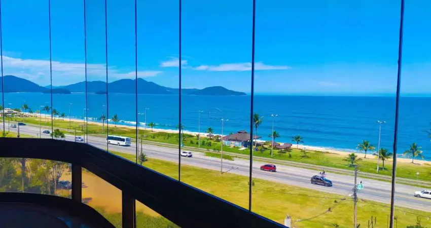 APARTAMENTO EXCEPCIONAL NO MASSAGUAÇU COM VISTA PLENA FRENTE MAR EM CARAGUATATUBA NO EDIFÍCIO PORTO AZUL