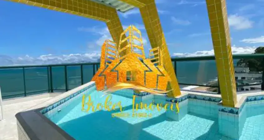 Cobertura espetacular frente ao mar com vista magnífica - martim de sá - caraguatatuba- sp