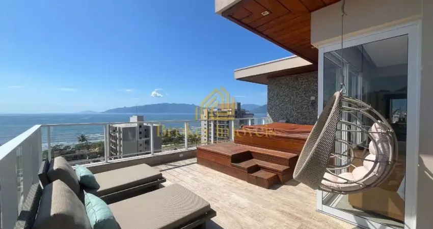 Cobertura de alto padrão com vista deslumbrante para o mar em caraguatatuba disponível para locação!