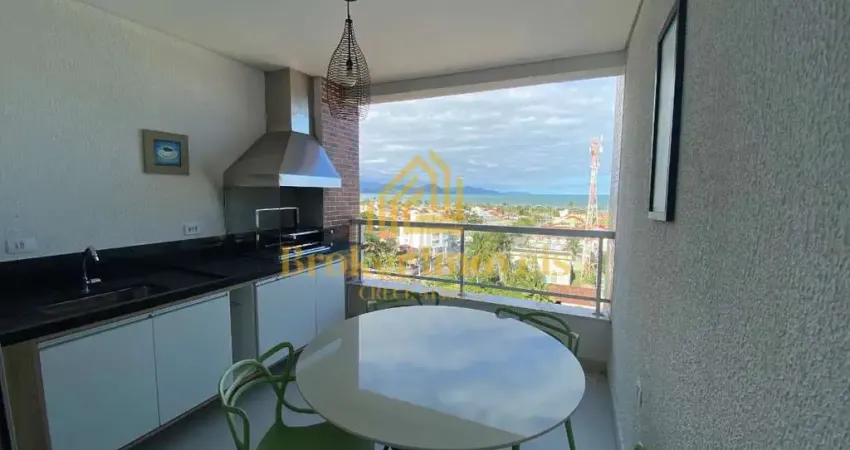 Apartamento locação definitiva no jardim britânia à 400 metros da praia com vista para o mar