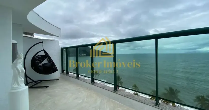 Cobertura espetacular frente ao mar com vista magnífica - martim de sá - caraguatatuba- sp