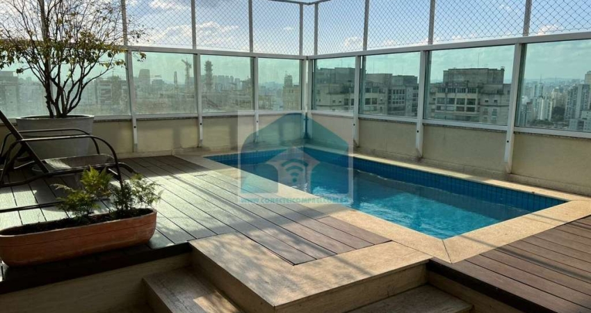 Cobertura Brooklin,  4 suites, 5 vagas, 285m², com lazer clube.