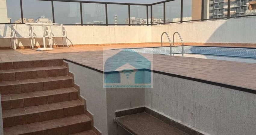 Cobertura Brooklin ,3 dormitorios ,1 suite e 3 vagas com piscina e lazer 260m².