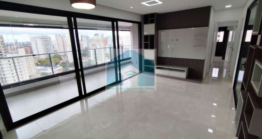 Apartamento Campo Belo , 3 dormitorios , 2  suites com sala ampla e varanda gourmet 2 vagas e lazer