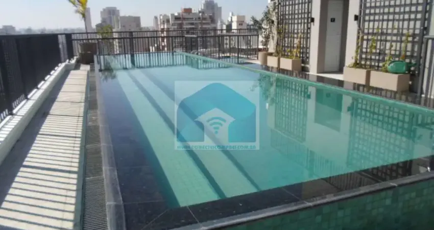 Apartamento no Brooklin Com 2 Dormitórios e 2 Banheiros Para Alugar, 66 m² Por R$ 5.800/Mês