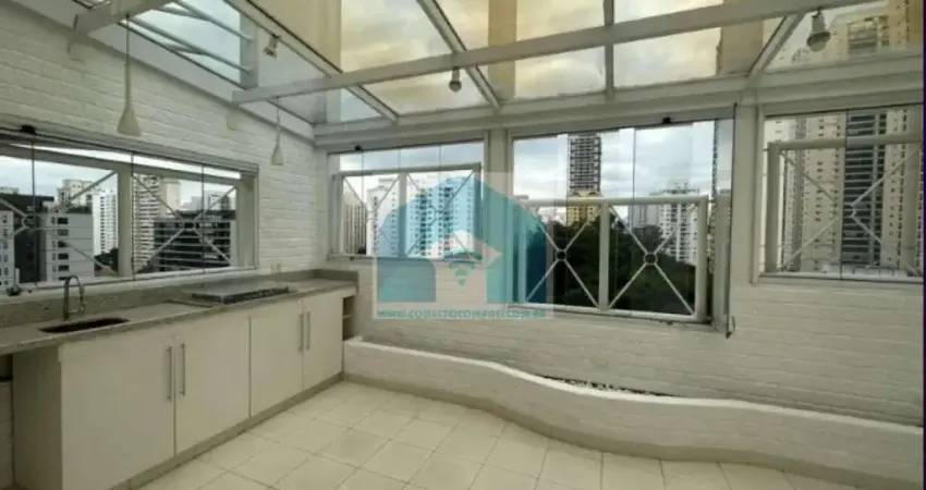 Cobertura Brooklin com 3 suítes 3 vaga com espaço gourmet 175m.