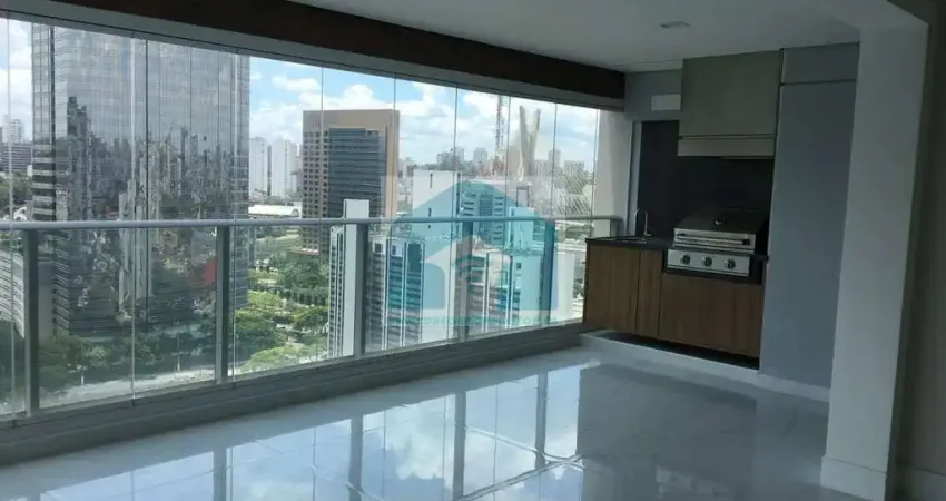 Apartamento Brooklin locação ,132m², 3suítes varanda gourmet , 2 vagas, com lazer .