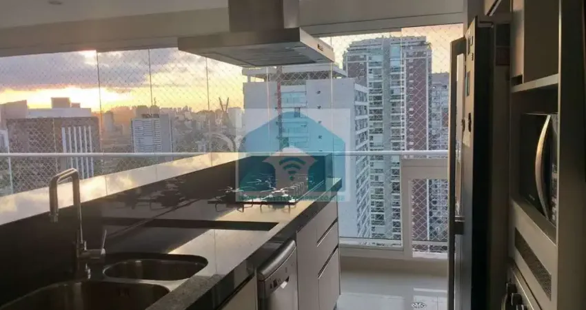 Apartamento brooklin com 3 suítes  e 5 banheiros 2 vagas à venda, 138 m²