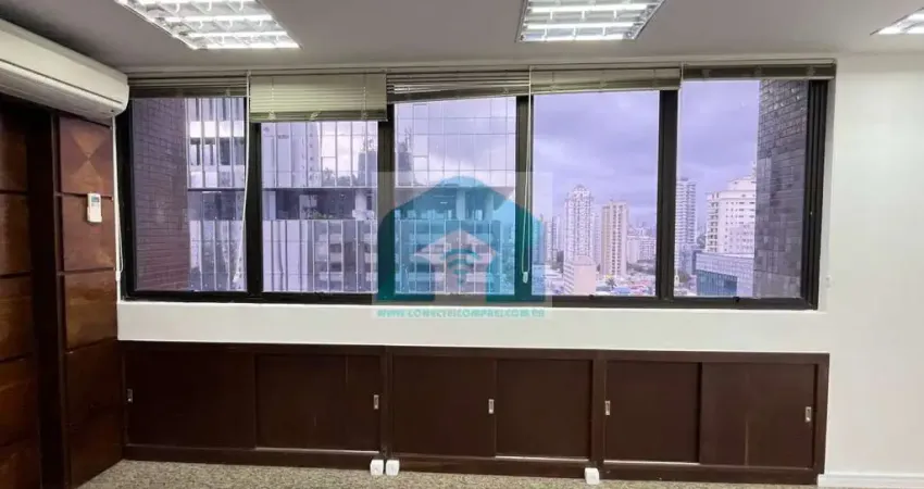 LOCAÇÃO CONJUNTO COMERCIAL NO CAMPO BELO, SALA 180 M²  VÃO LIVRE; 4 BANHEIROS; 4 VAGAS  POR 11.000.