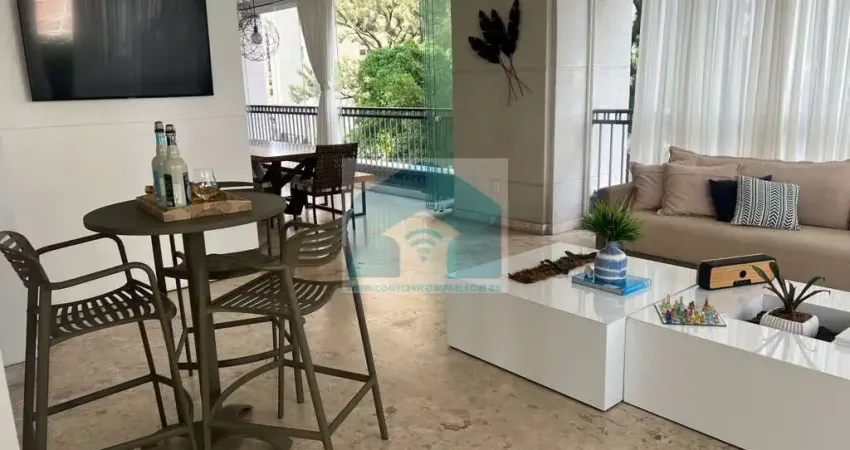 Apartamento Moema com 4 suítes e 6 banheiros e 5 vagas à Venda, 408 m²