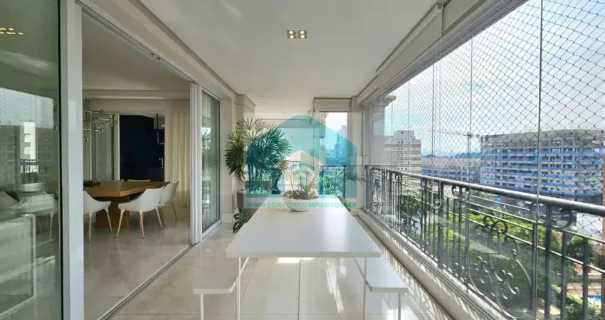 Apartamento em Moema 405m²- 4 suítes -5 vagas- Varanda Gourmet-Alto Padrão
