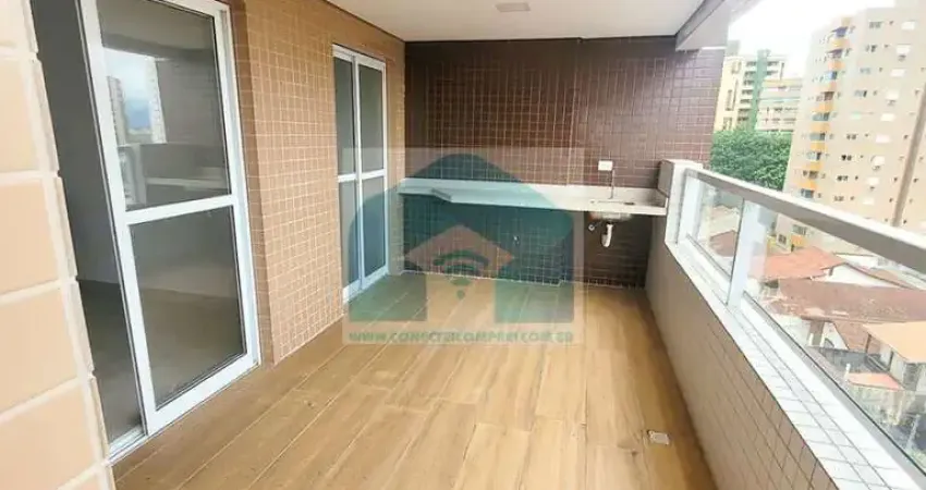 Apartamento no Bairro Tupi, Praia Grande SP, com 2 dormitórios, 2 suíte.