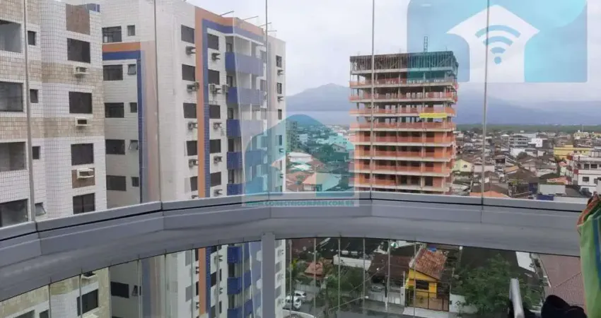 Apartamento - Edifício: Residencial Andressa Vila Tupi-Praia Grande-2 quartos,1 suíte, 2 banheiros,