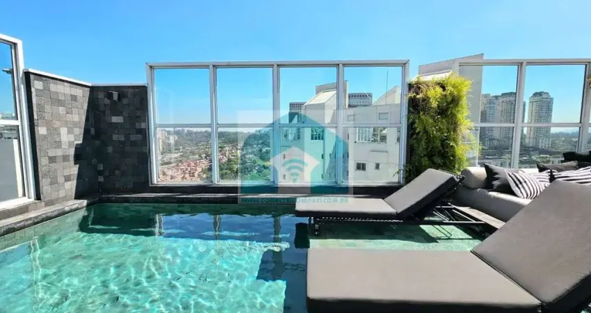 Cobertura apartamento no brooklin 305m²  4 quartos sendo 3 suítes - 3 vagas