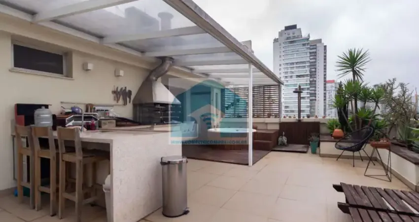 Apartamento cobertura no campo belo 191m²- 3 quartos (sendo 1 suíte) - 3 vagas