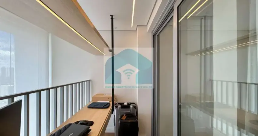 Apartamento jardim das acácias /brooklin com 1 quarto à venda,1 vaga 61m²