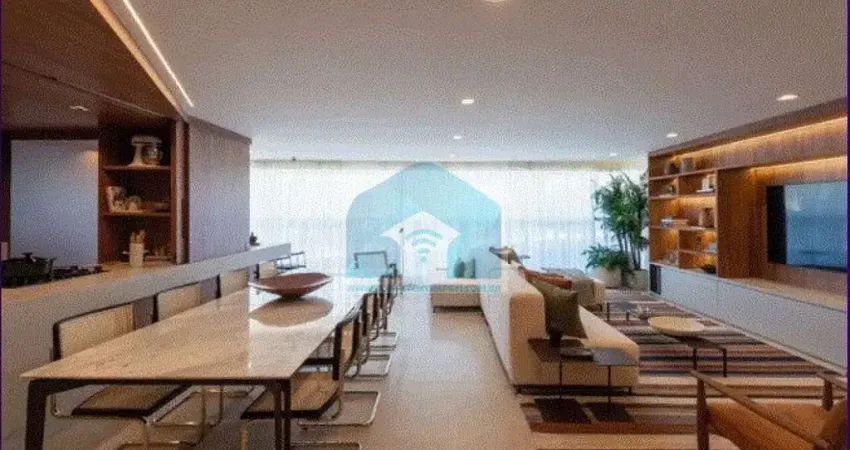 Apartamento garden jardim das acacias com 3 quartos 3 suítes à venda, 244m²