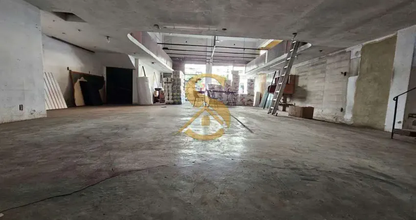 Selano aluga lojão de 288m² na rua general dionísio - jardim vinte e cinco de agosto.