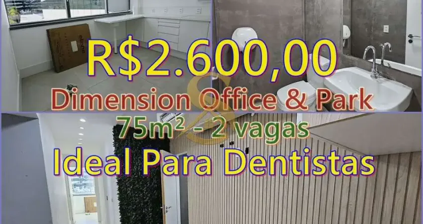 Condomínio dimension office park - selano aluga sala comercial 74m² no condomínio dimension office park - barra olímpica