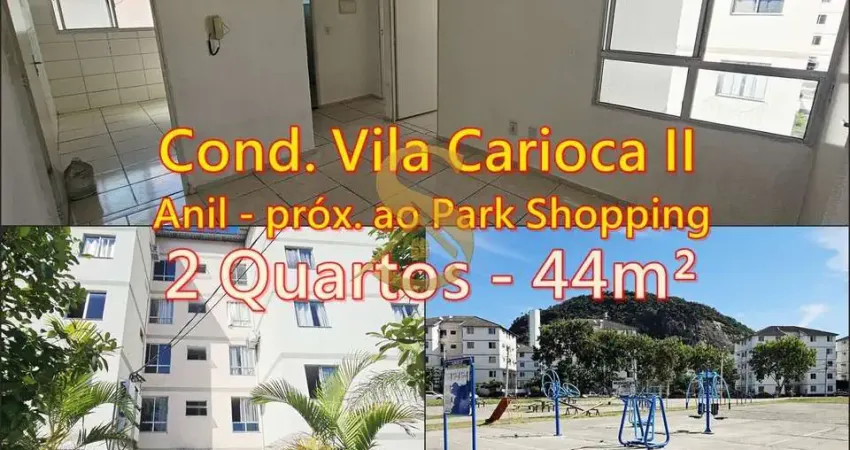 CONDOMÍNIO RESIDENCIAL VILA CARIOCA II - Apartamento 2 quartos para alugar - Condomínio Vila Carioca II, Anil, Rio de Janeiro/RJ