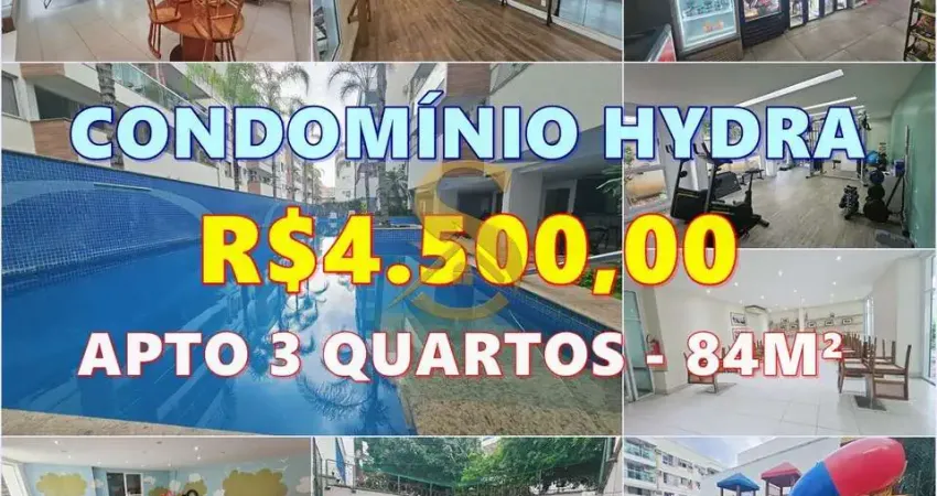 Condomínio Hydra Clube de Morar - Condomínio Hydra - Veja o vídeo da visita ao imóvel - Apartamento 3 quartos para alugar no Maracanã, Rio de Janeiro/RJ