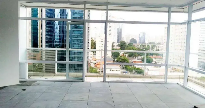 Sala  comercial para locação no Brooklin  Com 54m² de área útil e 2 vagas