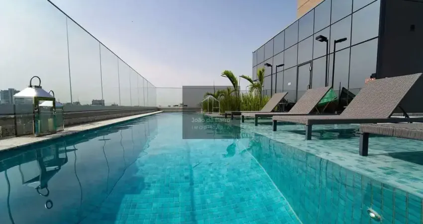 Studio sofisticado com lazer completo em localização privilegiada