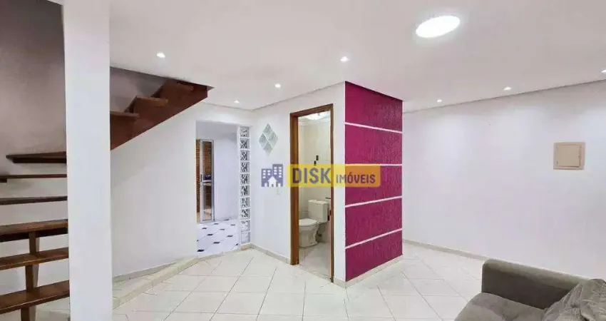 Sobrado com 3 dormitórios, 140 m² - venda por r$ 636.000,00 ou aluguel por r$ 4.848,00/mês - demarchi - são bernardo do campo/sp