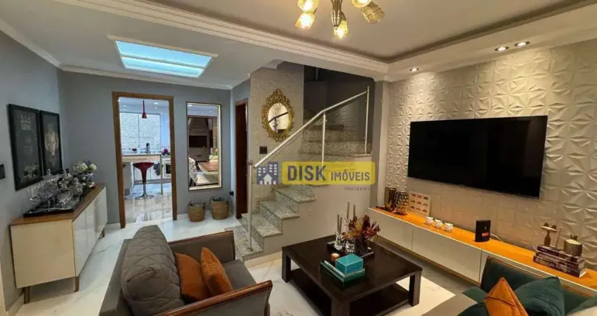 Sobrado com 3 dormitórios à venda, 140 m² por r$ 850.000 - santa terezinha - são bernardo do campo/sp