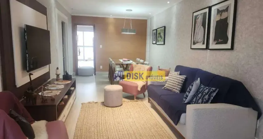 Apartamento com 3 dormitórios, 133 m² - venda por r$ 1.100.000,00 ou aluguel por r$ 7.228,00/mês - centro - são bernardo do campo/sp