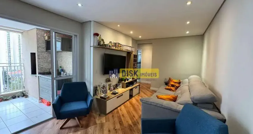 Apartamento à venda, 87 m² por r$ 645.000,00 - vila valparaíso - santo andré/sp