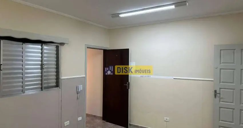 Sala para alugar, 45 m² por r$ 1.465/mês - baeta neves - são bernardo do campo/sp