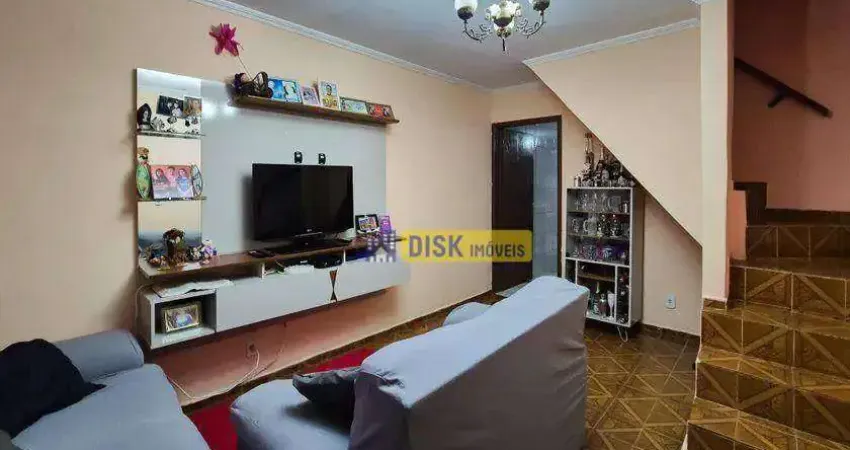 Sobrado com 3 dormitórios para alugar, 180 m² por r$ 3.308,00/mês - baeta neves - são bernardo do campo/sp