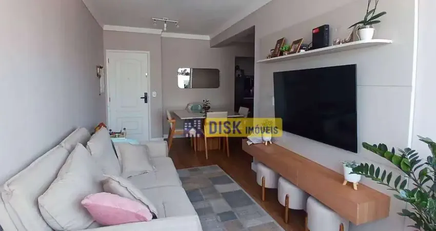 Apartamento com 3 dormitórios à venda, 73 m² por r$ 520.000,00 - centro - são bernardo do campo/sp