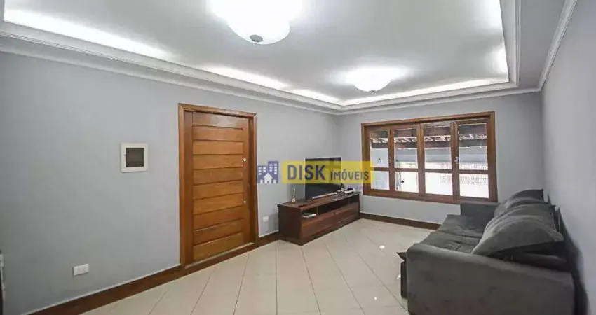 Sobrado com 3 dormitórios para alugar, 180 m² por r$ 4.223/mês - jordanópolis - são bernardo do campo/sp