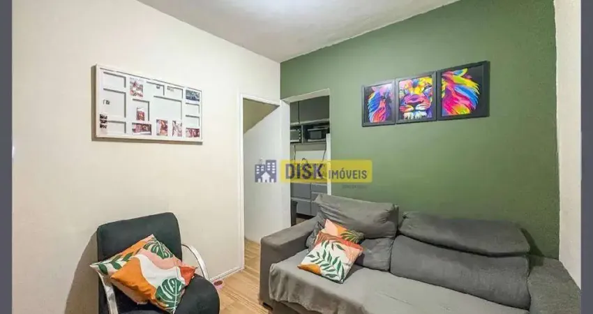 Apartamento com 1 dormitório à venda, 43 m² por r$ 207.000 - vila jerusalém - são bernardo do campo/sp