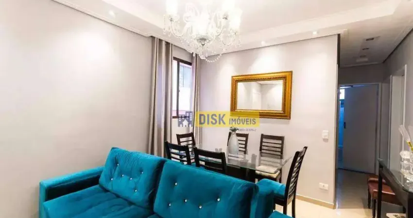 Apartamento com 3 dormitórios à venda, 67 m² por r$ 340.000,00 - demarchi - são bernardo do campo/sp